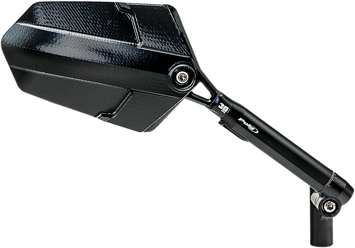 PUIG HI-Tech Parts Mirror - Explorer - Side View - Right - Diamond - Black