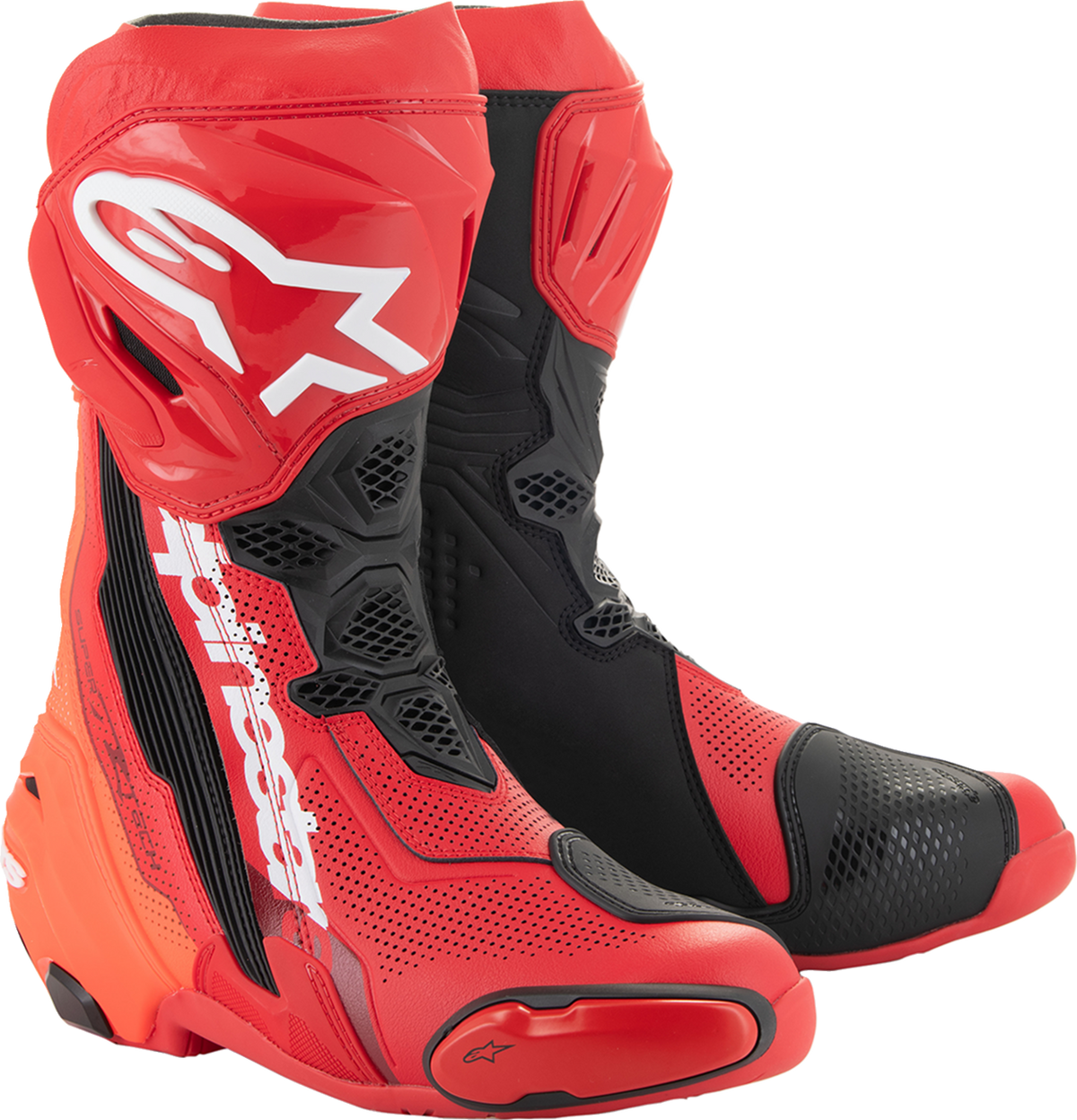 Alpinestars Supertech R Vented Boots - Red - US 11.5 / EU 46