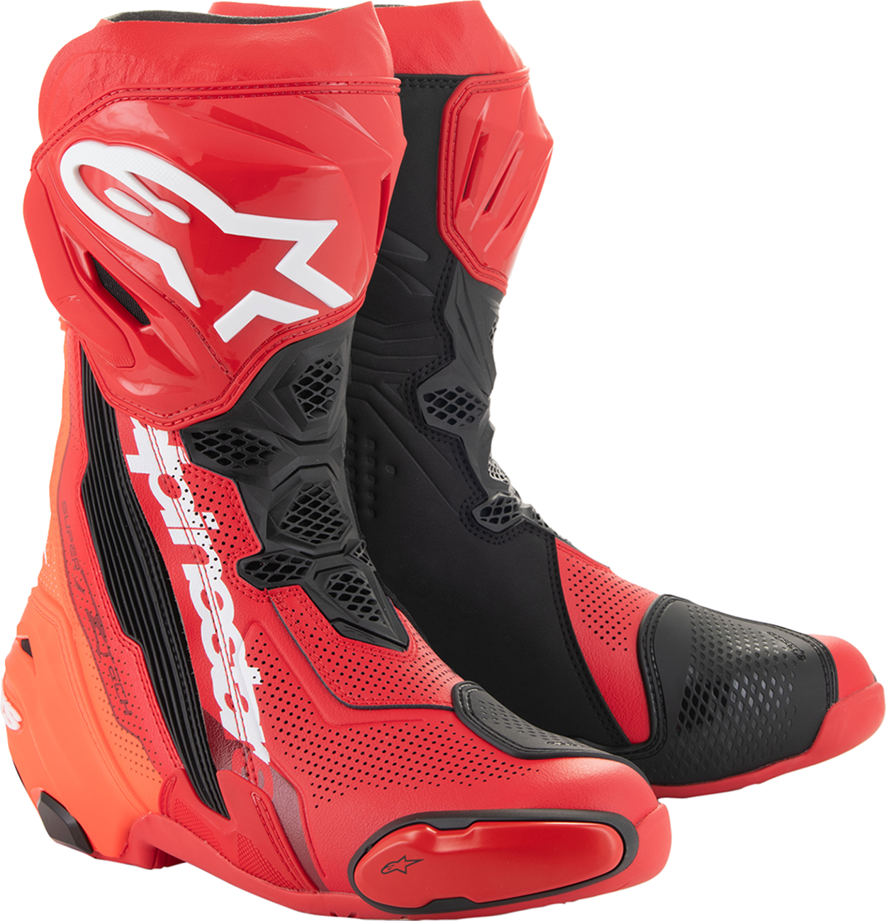 Alpinestars Supertech R Vented Boots - Red - US 11.5 / EU 46