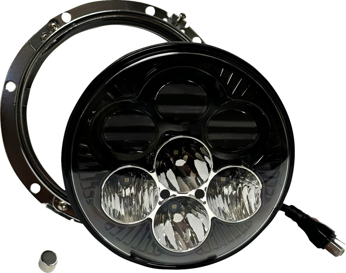 Custom Dynamics Headlight - Shark Demon® - LED - Color Changing