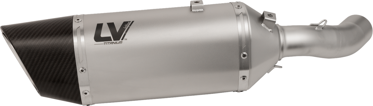 LeoVince LV-14 R Slip-On Muffler - Titanium - Kawasaki Z 900