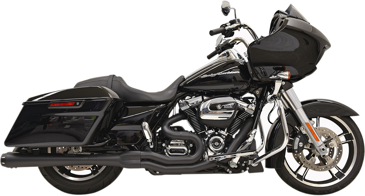Bassani Xhaust B4 2:1 Exhaust - Black - Megaphone