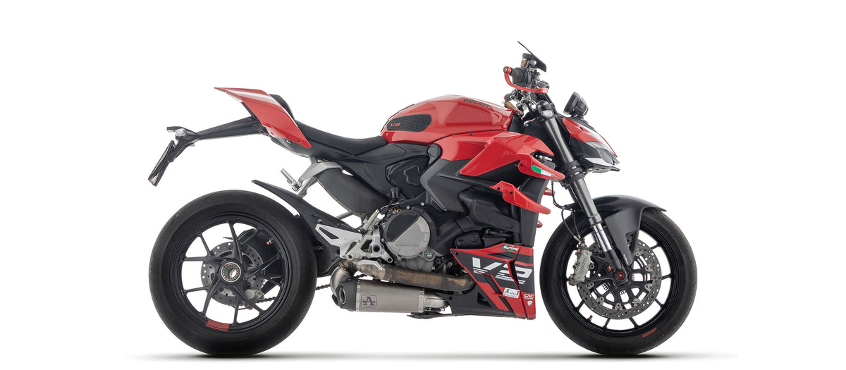 71160PK Titanium Works Slip Ons (Right And Left) With Carbon End Cap