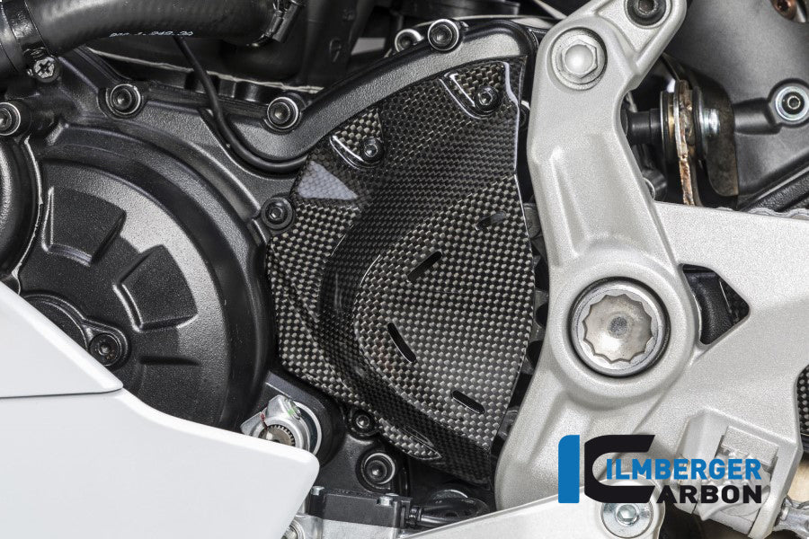 Ilmberger Carbon Front Sprocket Cover Ducati Supersport 939 - Gloss