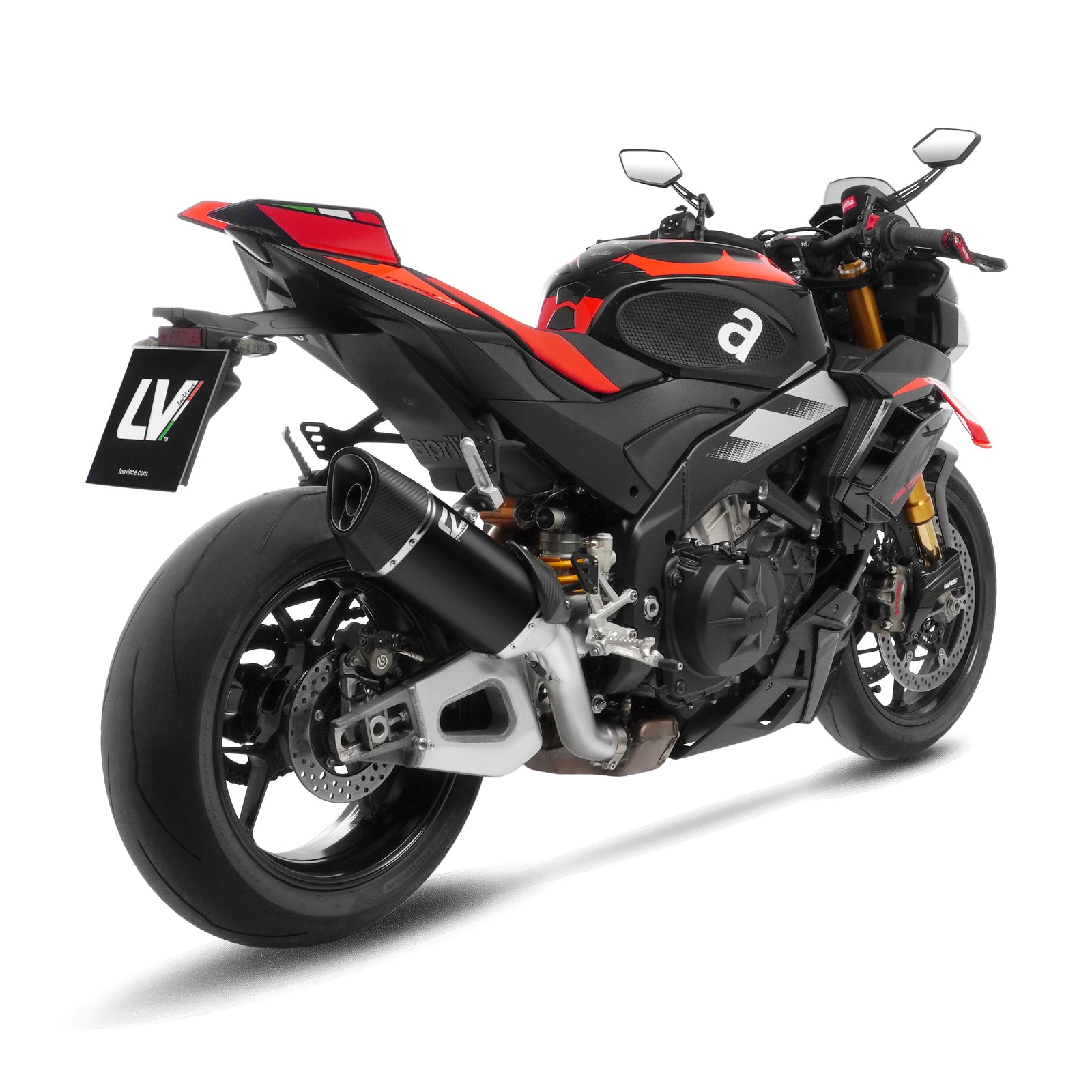 LeoVince Lv-14 R Black Edition (15642BU) - for APRILIA | TUONO V4 1100/FACTORY | 2021 - 2024; APRILIA | TUONO V4 1100/FACTORY | 2025 - 2026; APRILIA | TUONO V4 1100/FACTORY/RR | 2019 - 2020 - image 4 of 5