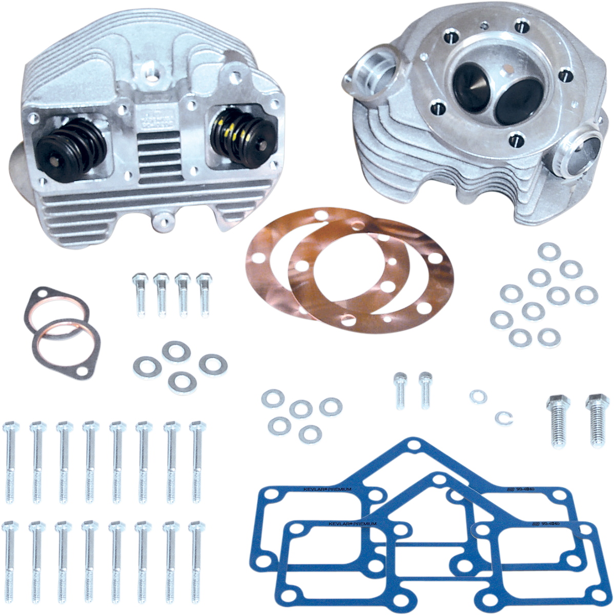 S&S Cycle Cylinder Head Kit - Super Stock® - Single Plug - Band Style - Big Twin