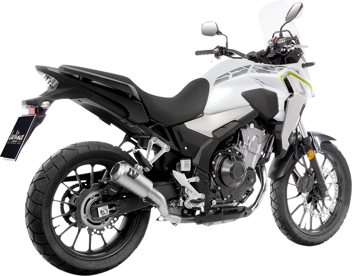 LeoVince LV-10 Slip-On Muffler - Stainless Steel - CB/CBR 500 F/R/X