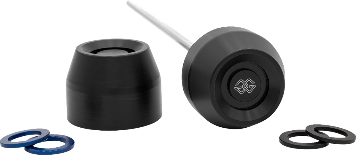 Gilles Tooling Front Axle Protector - Black - Suzuki
