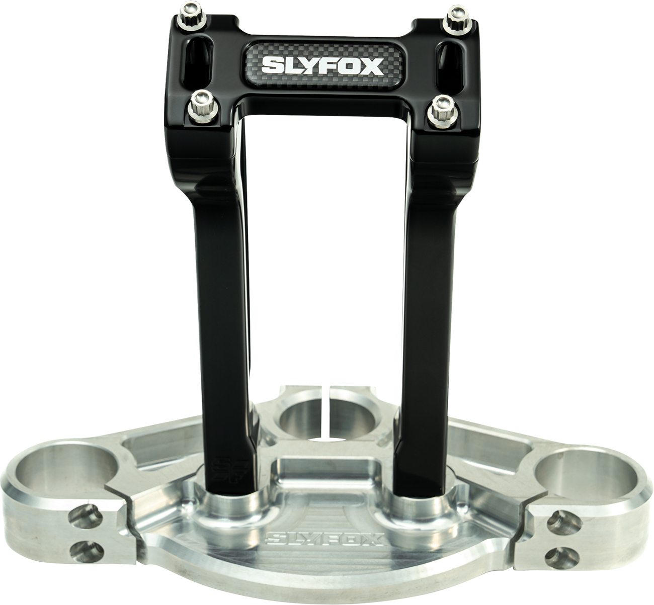 Slyfox Handlebar Riser Kit - Pullback - 1" Clamping - 8" Rise - Black