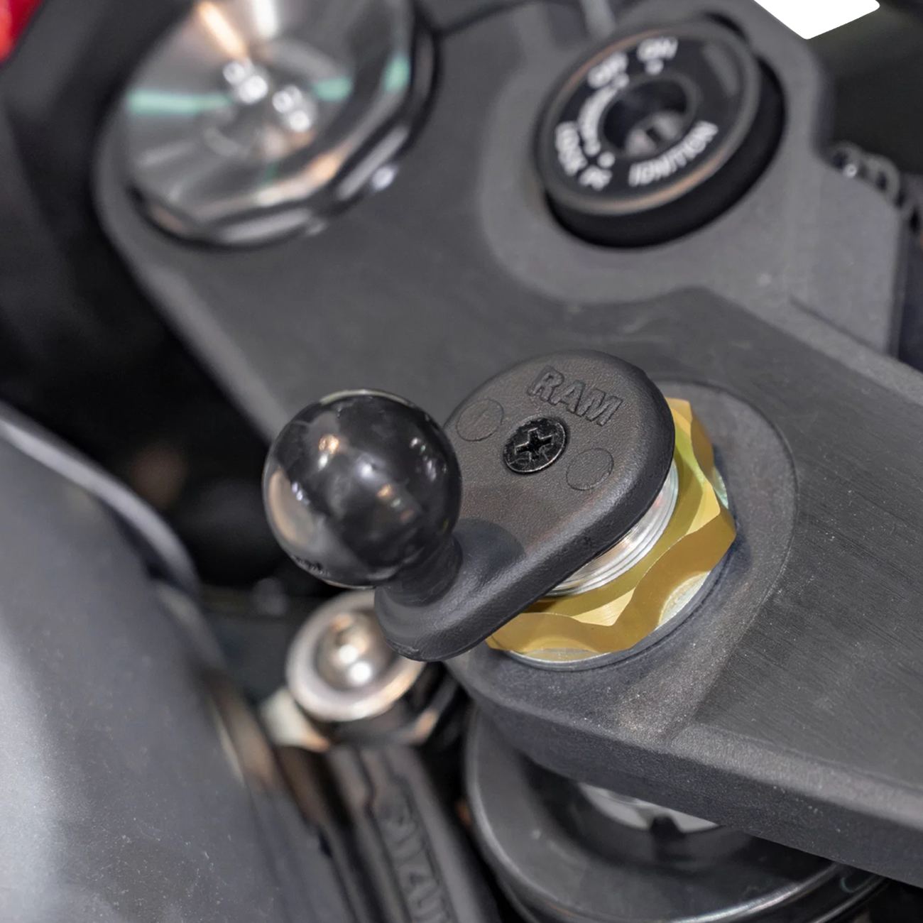 RAM Mounts Fork Stem Wedge Ball Base