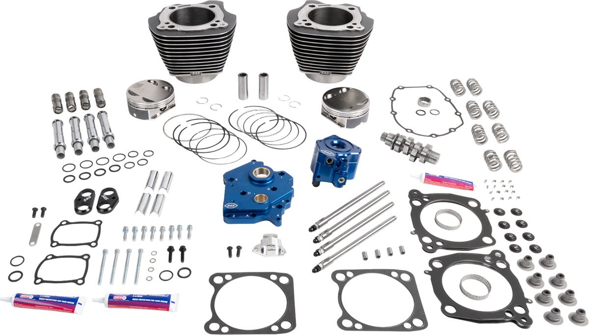 S&amp;S Cycle 132" Power Package - Oil Cooled - 496 Chain Drive -