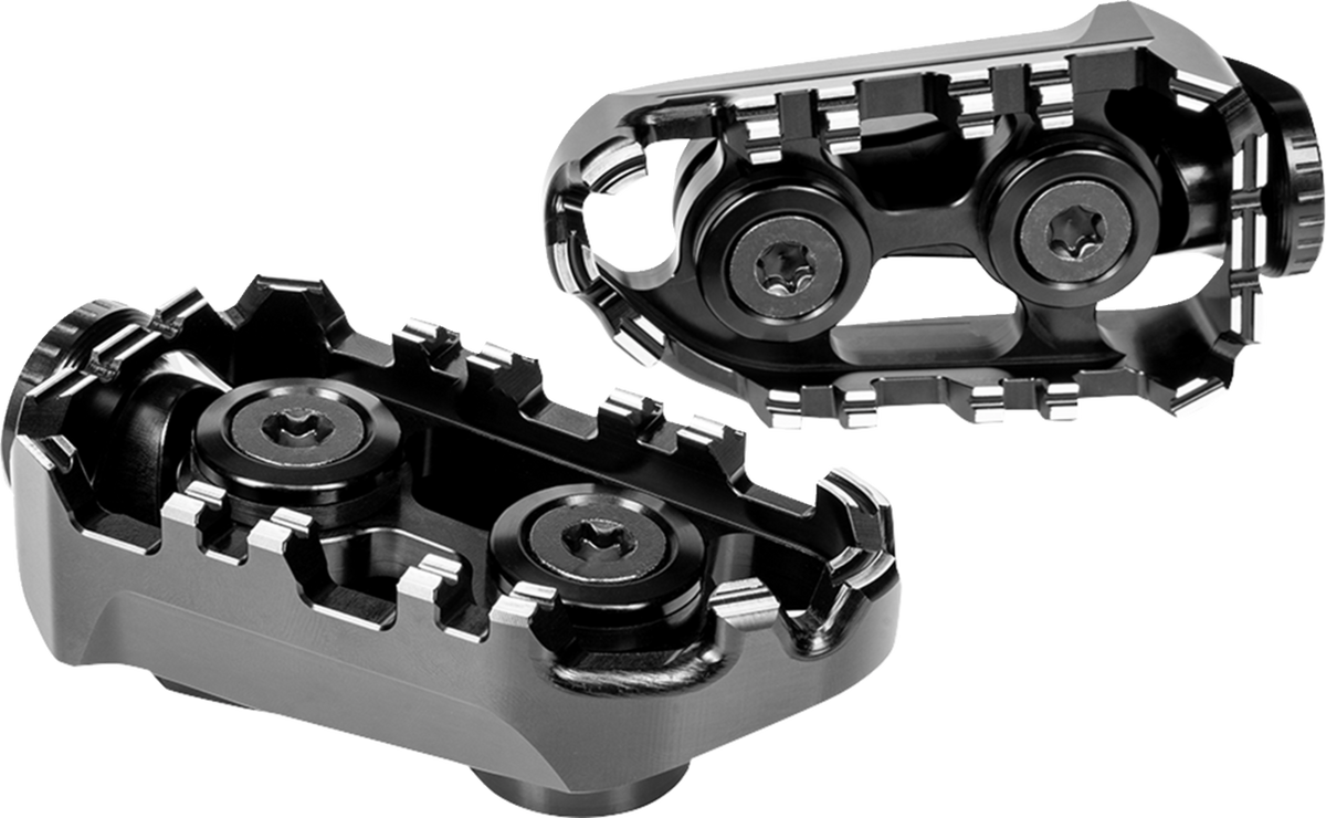 Gilles Tooling Tech-X Enduro Foot Pegs - Driver - Black