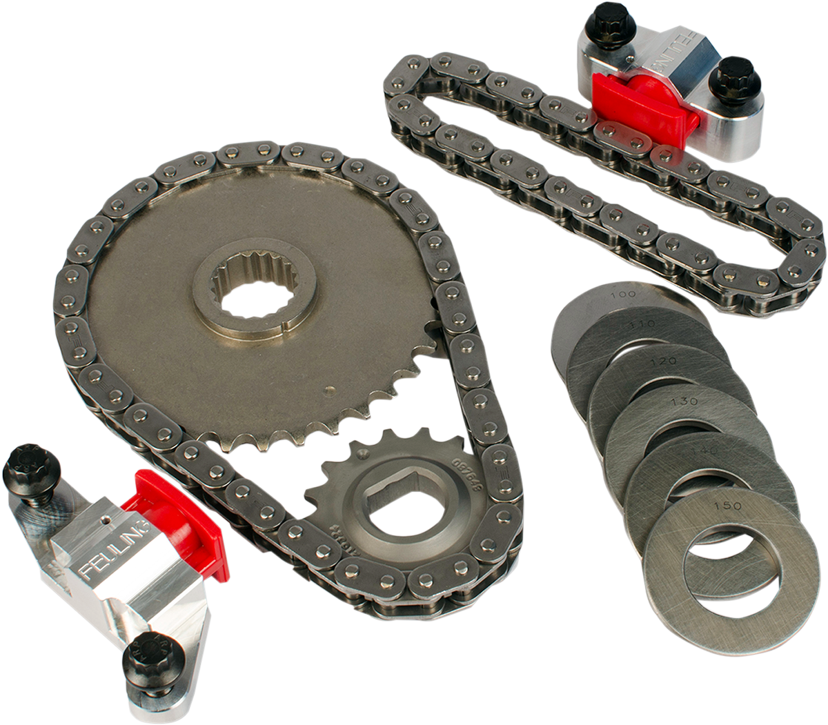 Feuling Parts Hydraulic Tensioner Kit For Conversion Style Camshafts - Stock Replacement T/C '07-'17 | Dyna '06