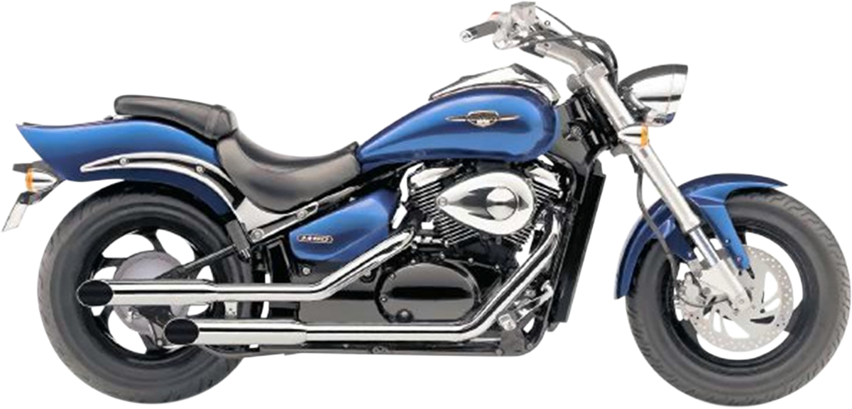 Cobra Classic Slashcut Exhaust - Chrome