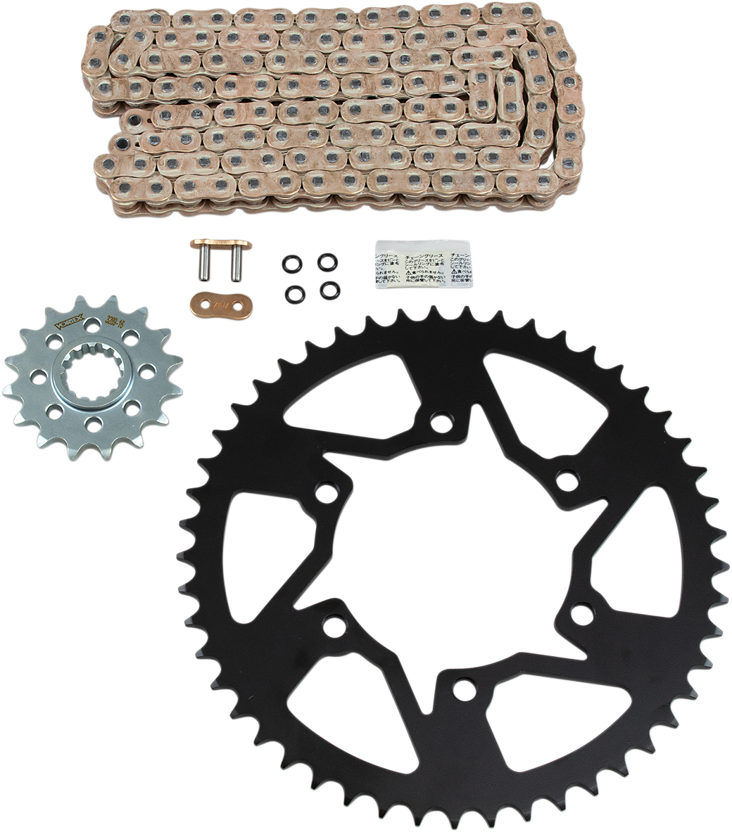 Vortex Chain And Sprocket Kit - HFRS - Gold - Yamaha YZF-R1