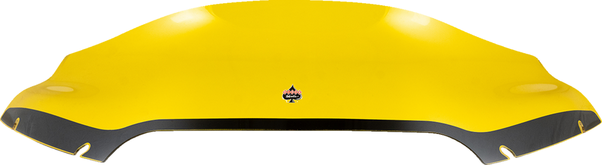 Klock Werks Kolor Flare® Windshield - 6" - Yellow - '15-'25 FLTR