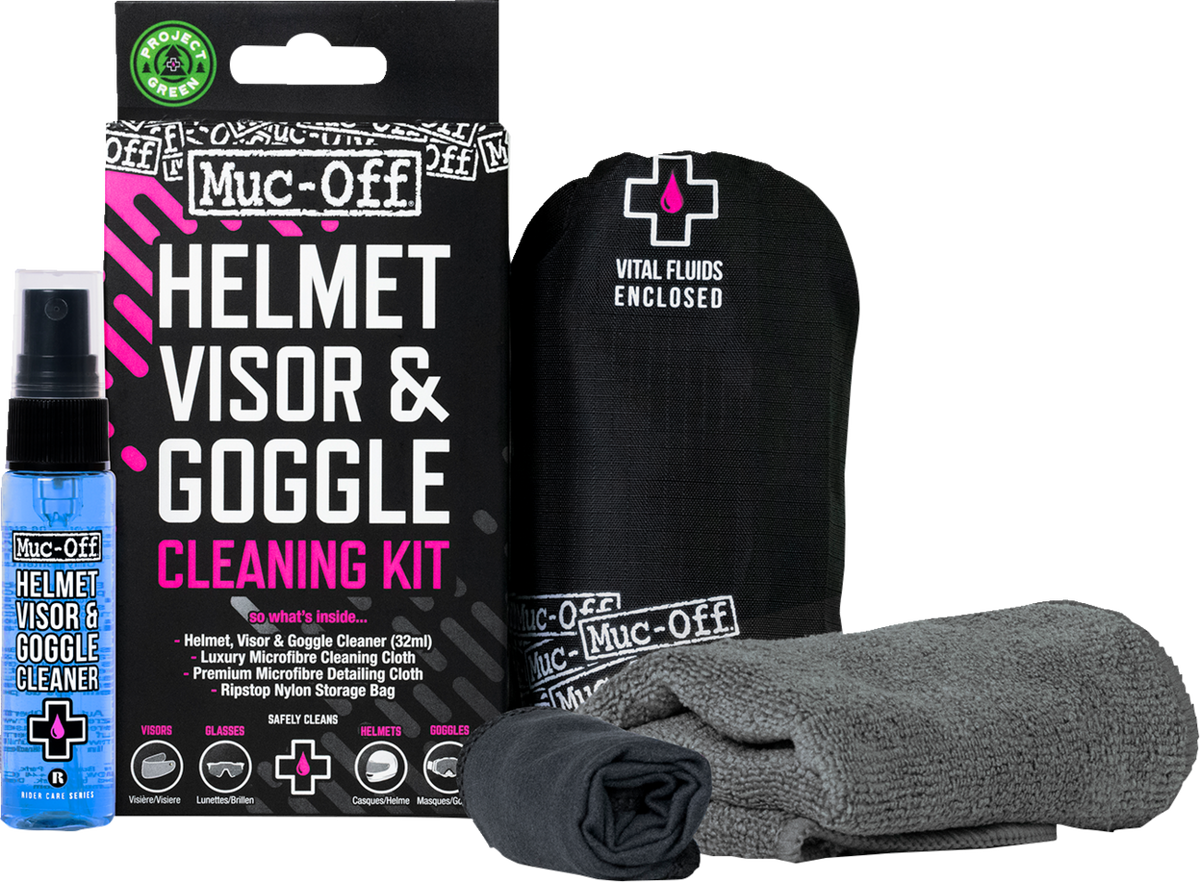 Muc-Off USA Visor, Lens &amp; Goggle Cleaning Kit