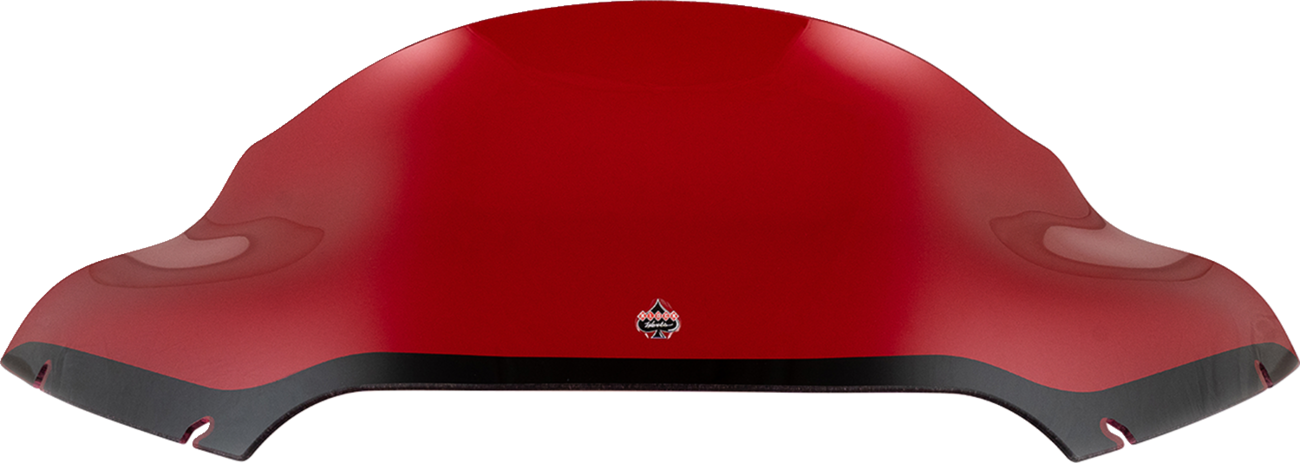 Klock Werks Kolor Flare® Windshield - 9" - Red - '15-'25 FLTR