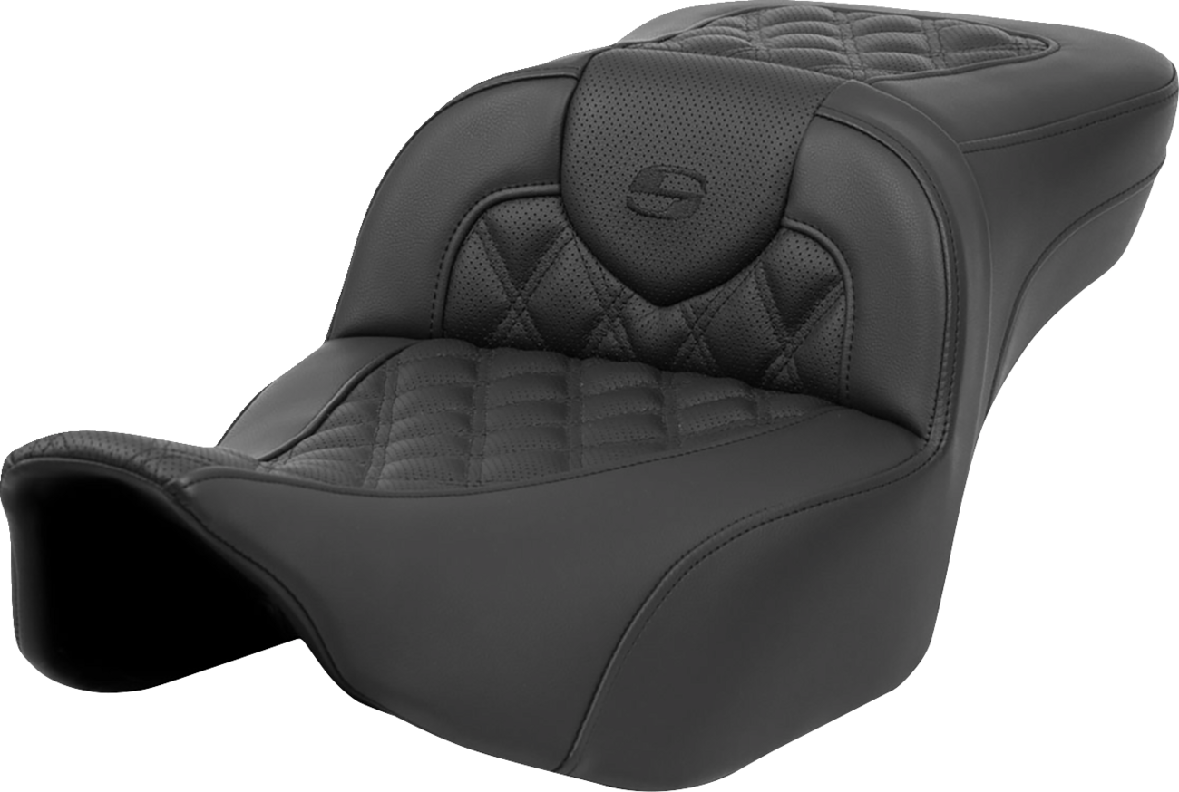 Saddlemen Roadsofa™ Extended Reach Seat - Lattice Stitch - Without Backrest - FL '23-'24