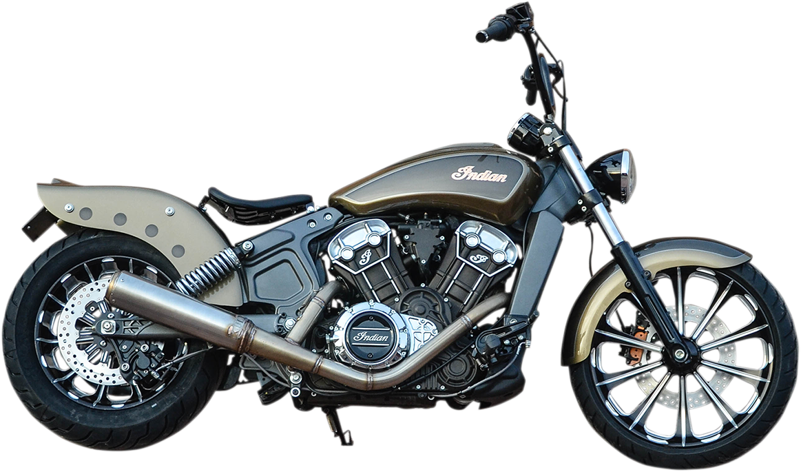 Klock Werks Outrider Front Fender - Black - 16"-19" - Indian Scout