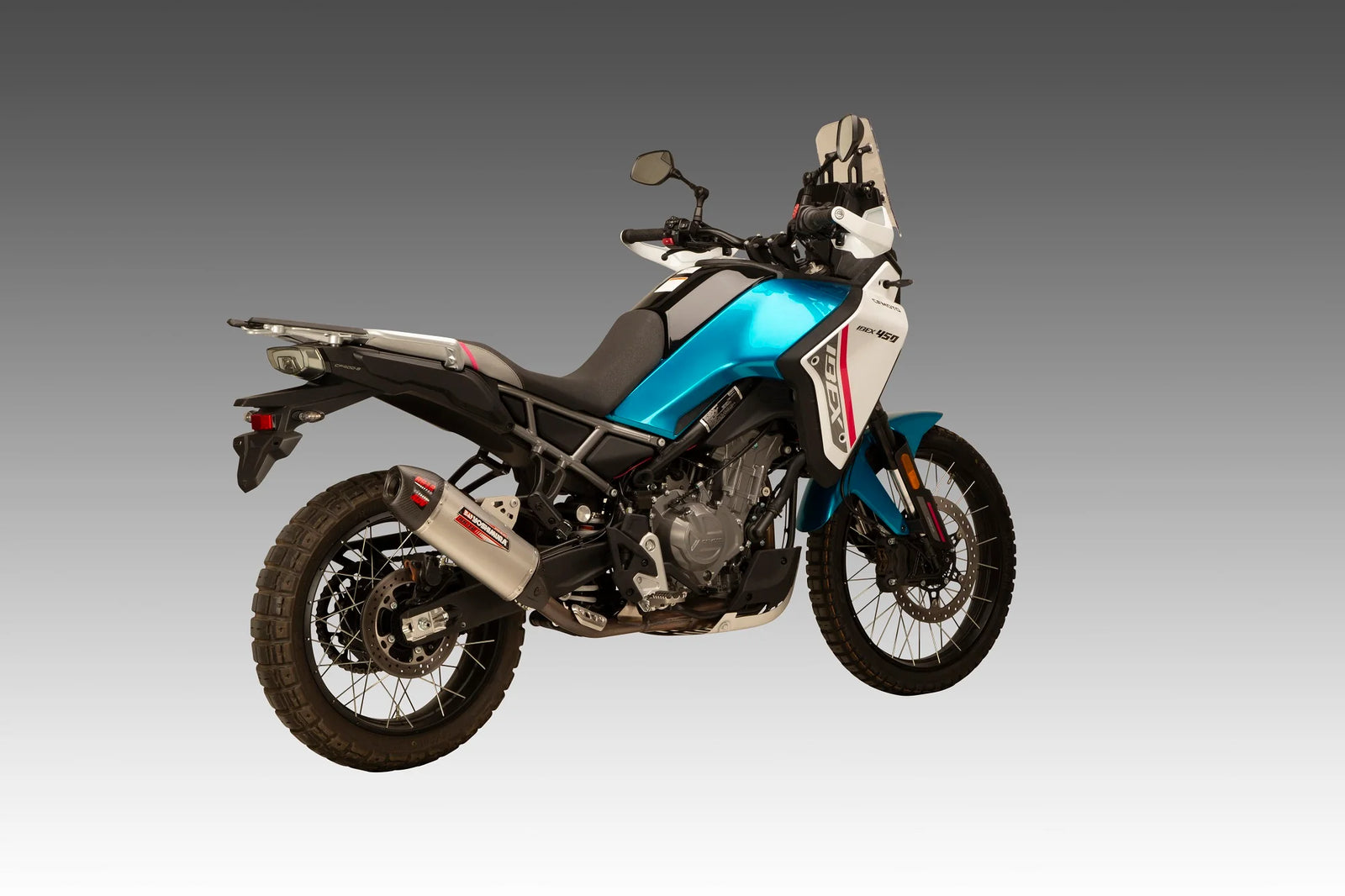 Yoshimura IBEX / MT 450 25-26 RS-12 ADV Stainless Slip-On Exhaust W/ Stainless Muffler