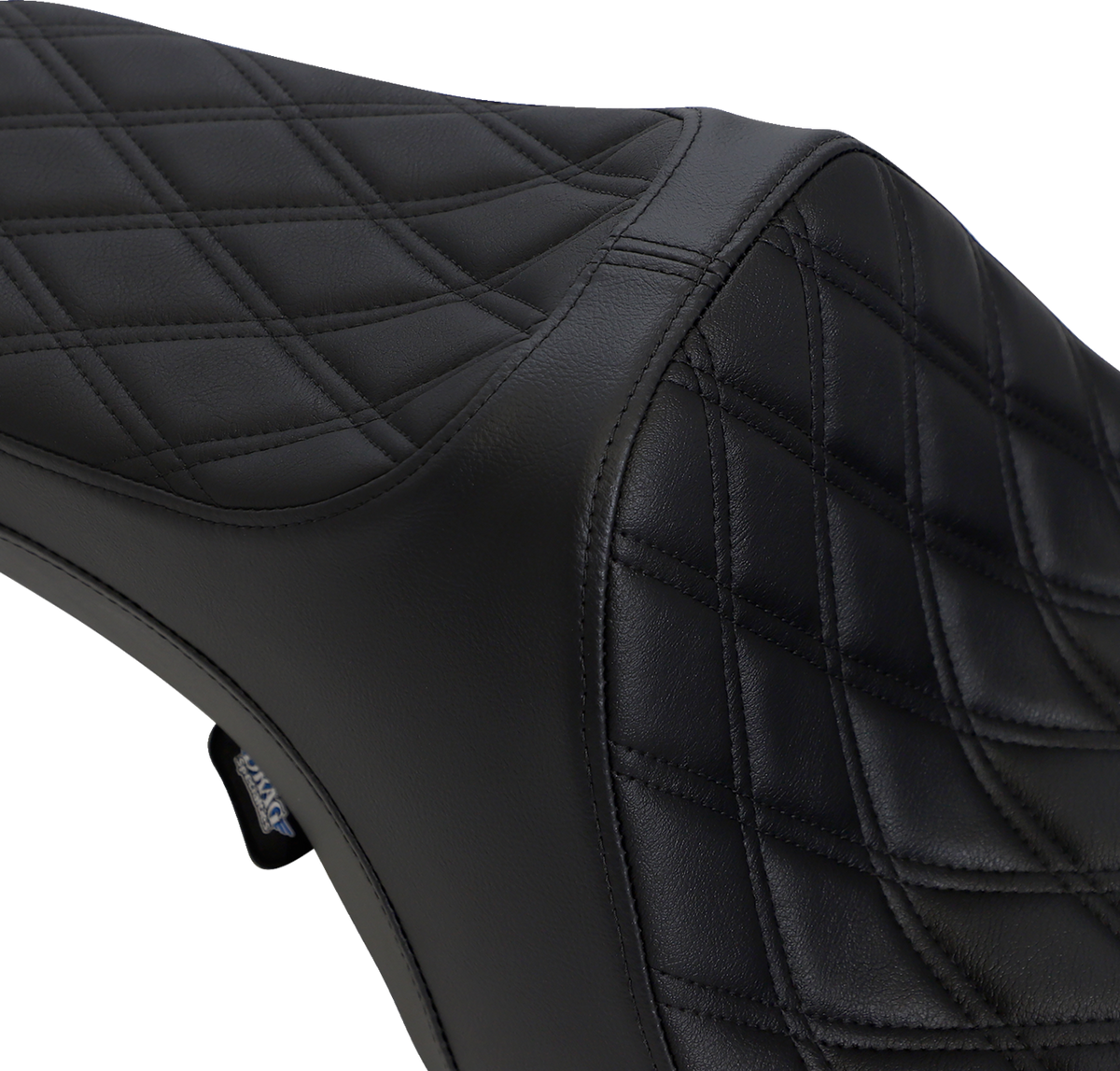 Drag Specialties Seats Predator III Seat - Double Diamond - Black Stitched - FLHR/FLHX '99-'07