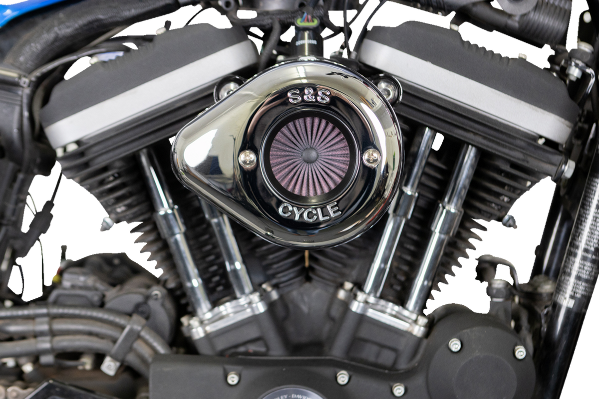 S&S Cycle Air Stinger Stealth Air Cleaner Kit - Chrome
