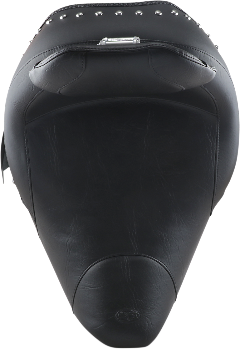 Mustang Solo Seat - Wide - Studded - Driver's Backrest - Indian '14-'24
