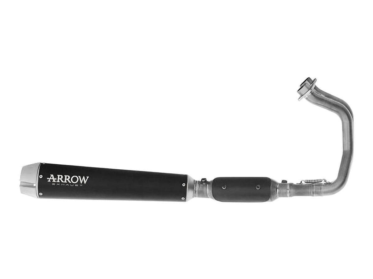 74516RBA Full System Rebel With Aluminium Polish Rear End Cap