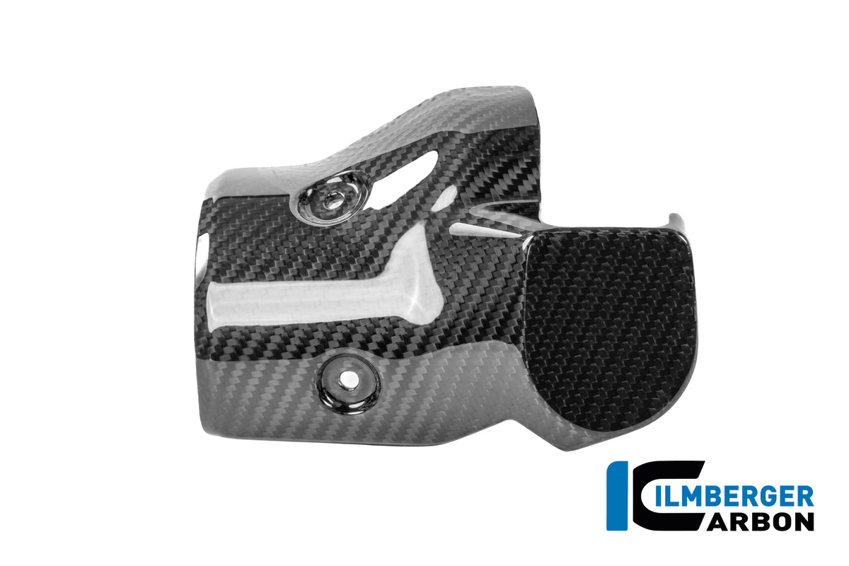 Ilmberger Carbon Innerer Auspuffhitzschutz Unten BDC Glanzend BMW R 1300 RS - Gloss / Twill