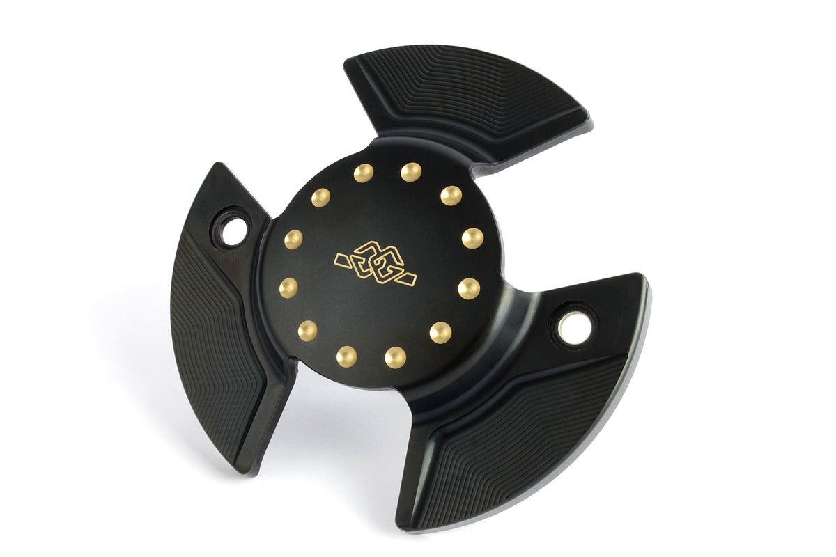 Gilles Tooling Motor Cover Black Gold