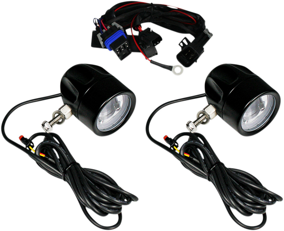 Custom Dynamics LED Fog Light - Indian - Black