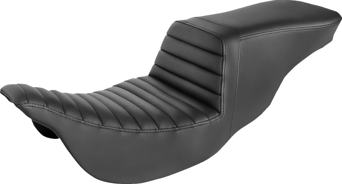 Saddlemen Tour Step-Up Seat - Tuck-N-Roll - Black - FL '08-'24
