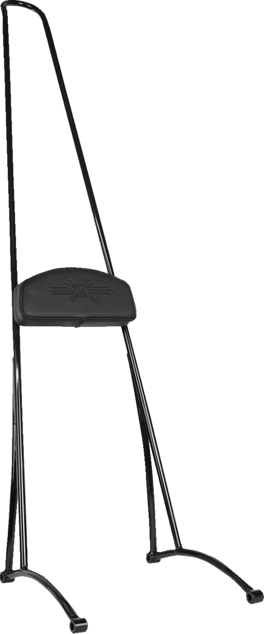 Burly Brand 40" Stupid Tall Sissy Bar - Black - HD Sportster '06-'17