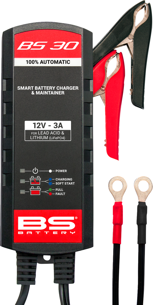 BS Battery Battery Charger/Maintainer - BS 30 - 12 V - 3 A