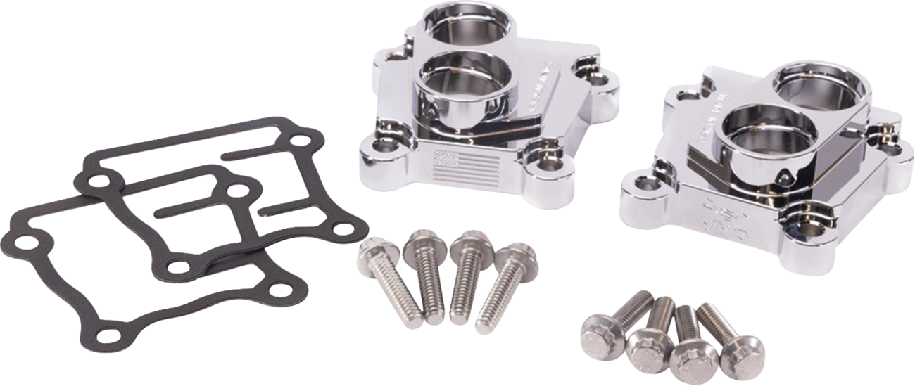 Feuling Parts Lifter Block Covers - Chrome - '99-'17 Twin Cam