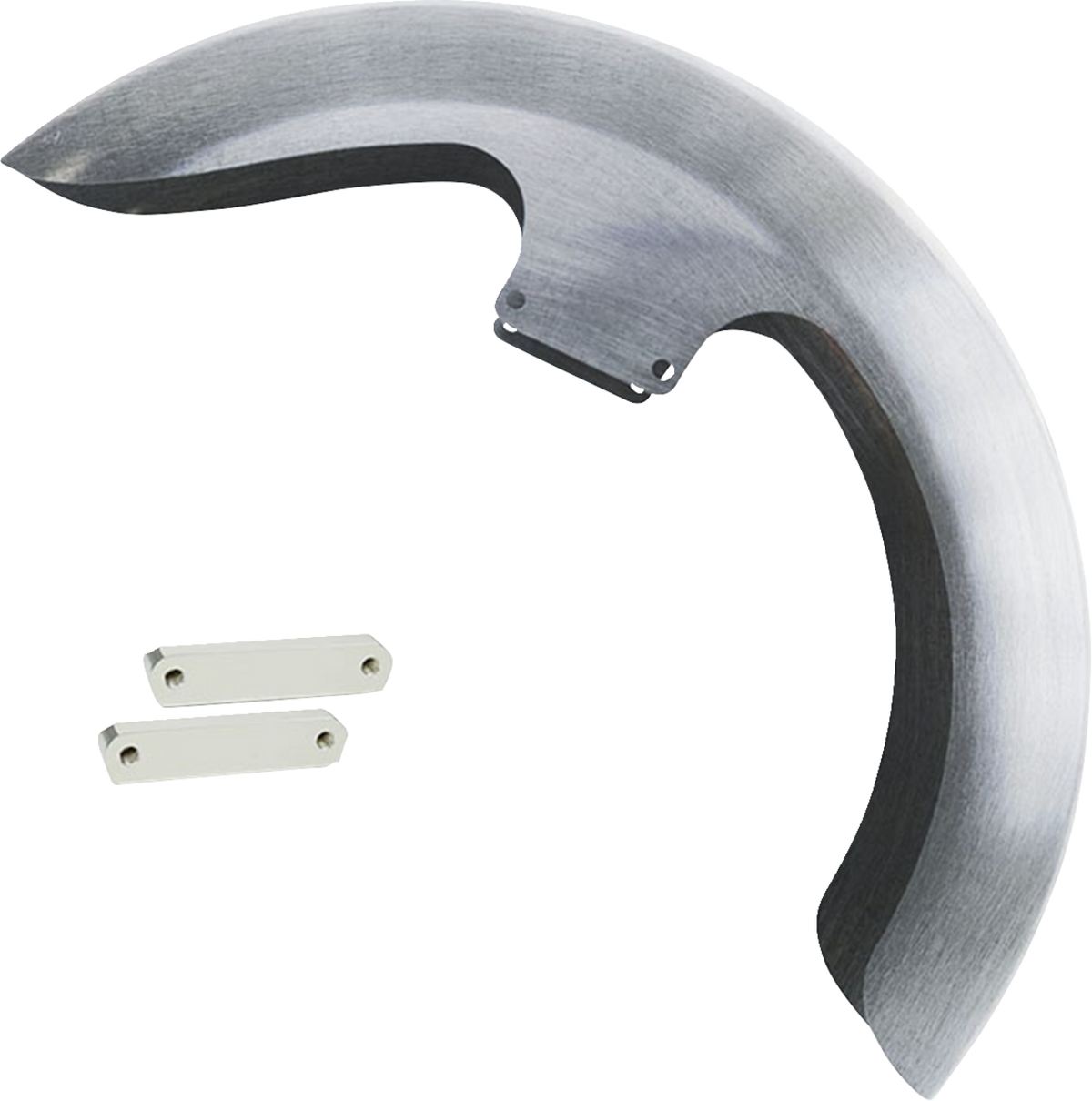 Paul Yaffe Bagger Nation Thicky Front Fender - OEM 16"-19" Wheel - With Chrome Adapters