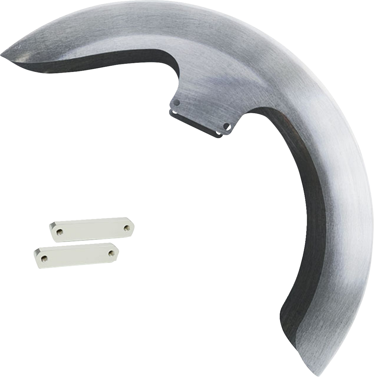Paul Yaffe Bagger Nation Thicky Front Fender - OEM 16"-19" Wheel - With Chrome Adapters - HD Touring/Trike