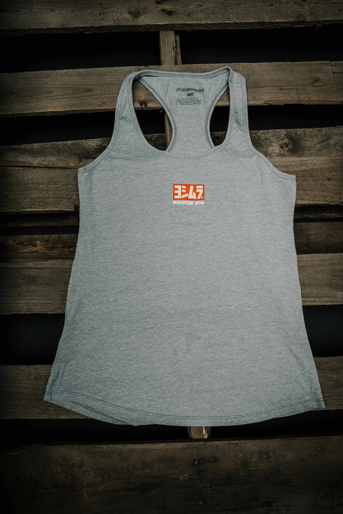 Yoshimura Racer Girl Tank Top - Grey / X-Large
