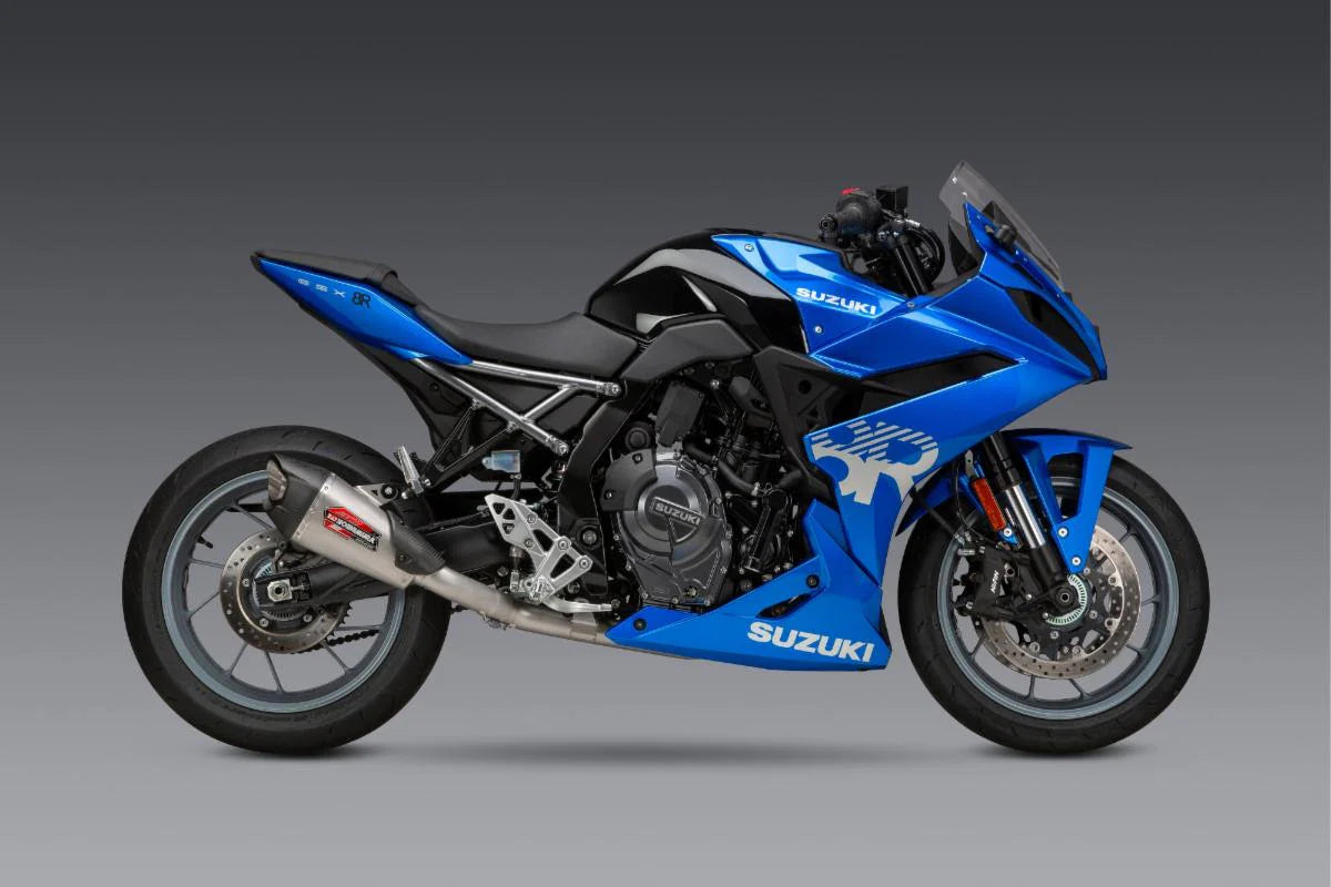 Yoshimura GSX-8S/R/T/TT 23-26 Race AT2 Stainless Full Exhaust, W/ Stainless Muffler
