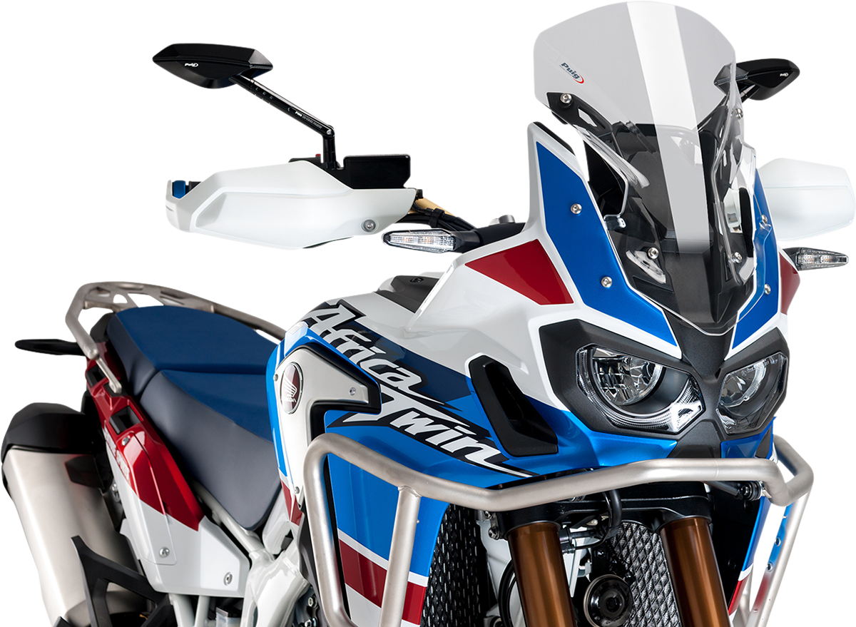 PUIG HI-Tech Parts Race Windscreen - 16-1/4" - Light Smoke - Honda