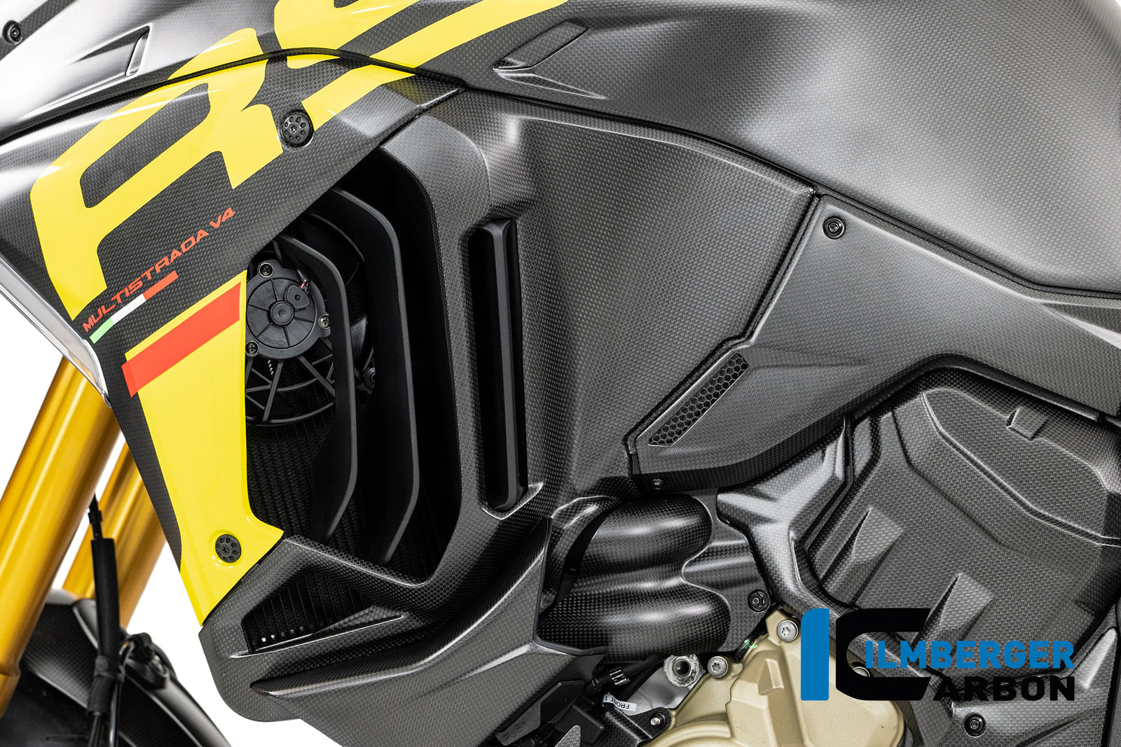 Ilmberger Carbon Left Side Fairing Carbon Matte Ducati Multistrada V4 2025