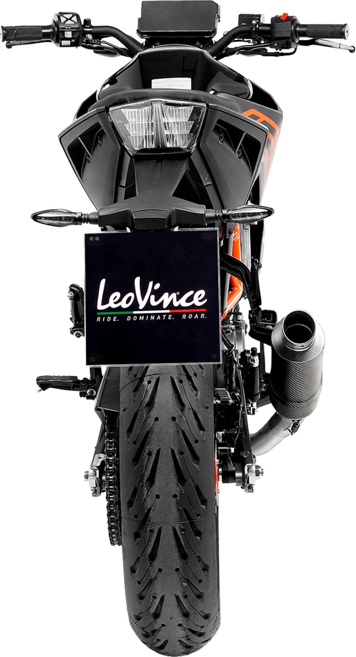 LeoVince GP Corsa Matte Slip-On Muffler - Black - Duke 390
