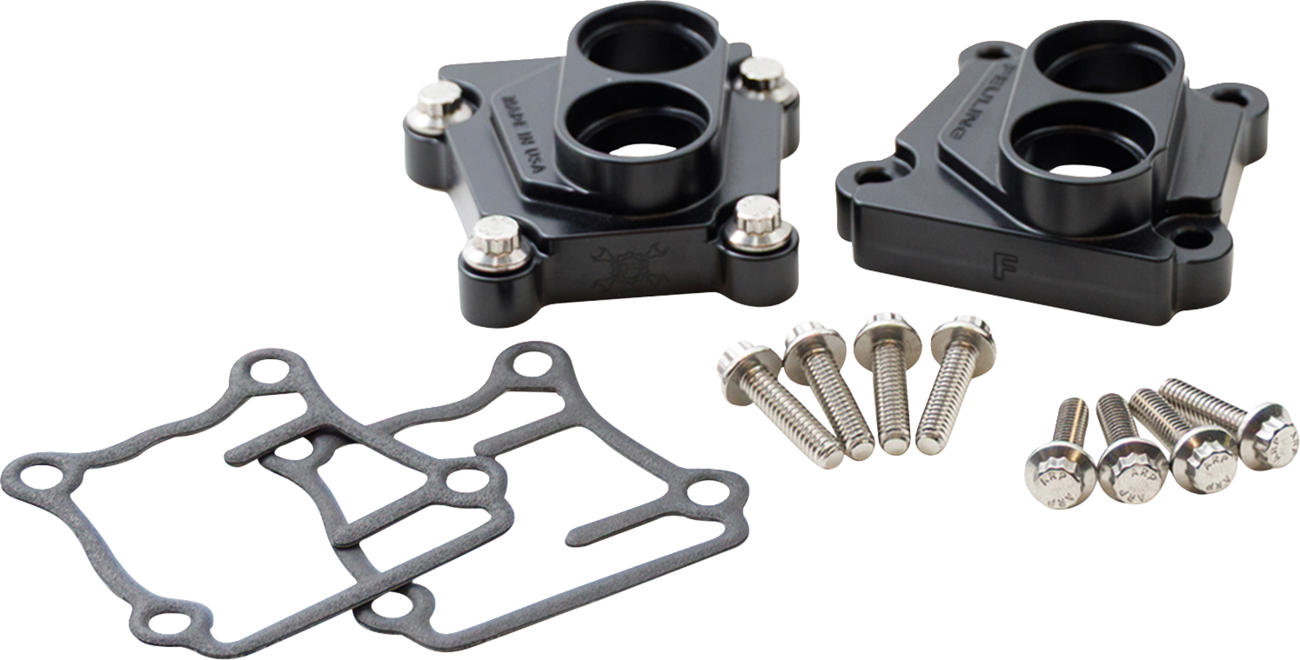 Feuling Parts Lifter Block Covers - Black - '99-'17 Twin Cam