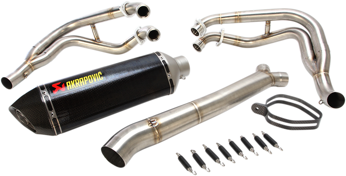 Akrapovic Race Exhaust - Stainless Steel/Carbon Fiber