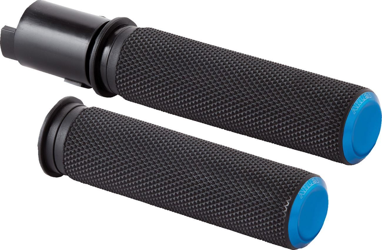 Arlen NESS Knurled Grips - TBW - Blue