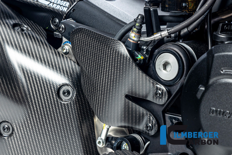 Ilmberger Carbon Heel Guard Right Ducati Diavel Bentley Matte