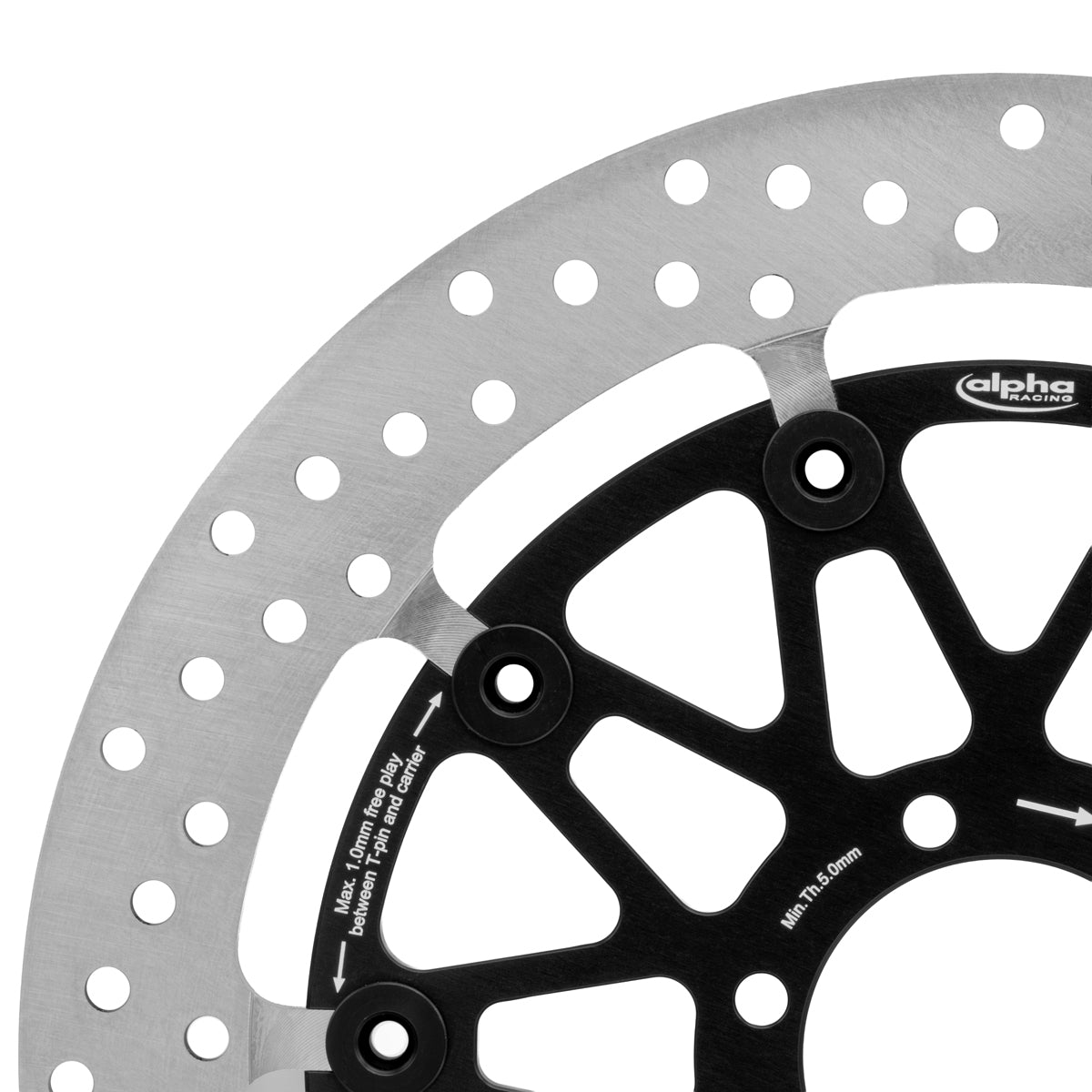 Alpha Racing Brake disc 320x5.5, left, S RR 2009-2018