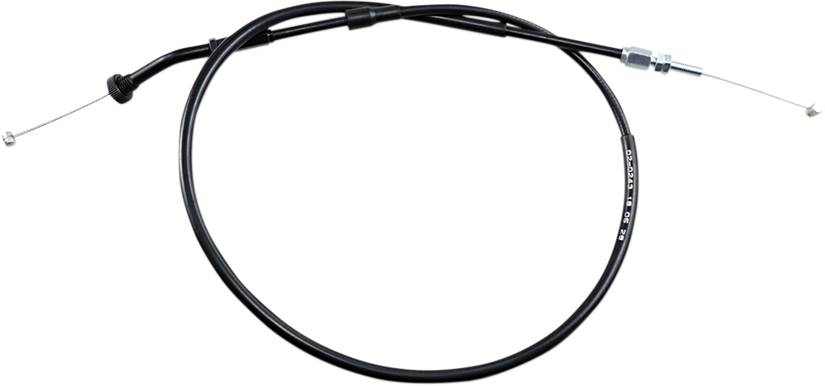 Motion Pro Black Vinyl Throttle Cable - Pull - '87-'96 VT1100C