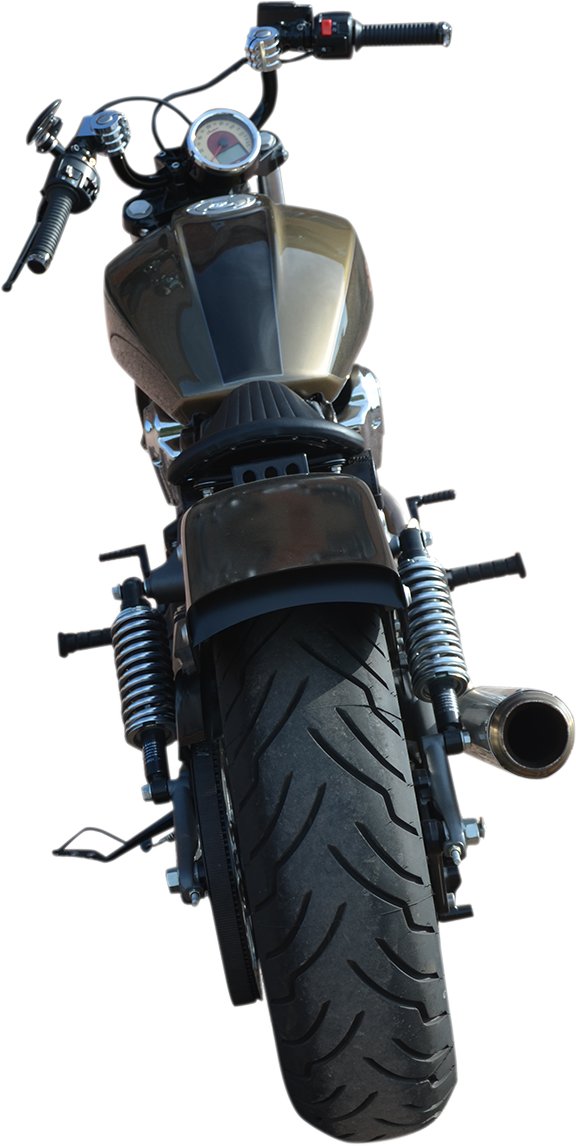 Klock Werks Outrider Rear Fender - Black - Indian Scout